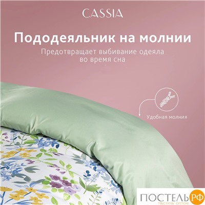 CASSIA ЛИРИО КПБ 175х215-1/230х250-1/50х70-2/70х70-2, 6пр.,бамб/хл