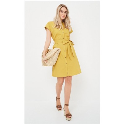 Платье F212-0322-1 mustard