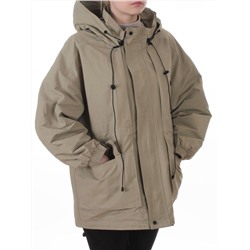 3096 GREY/GREEN Куртка демисезонная женская (100 гр. холлофайбер)