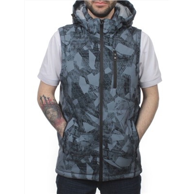 2121 GRAY Жилет мужской (100 гр. синтепон)