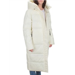 H-2210 WHITE Пальто зимнее женское (200 гр .холлофайбер)