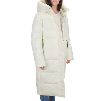 H-2210 WHITE Пальто зимнее женское (200 гр .холлофайбер)