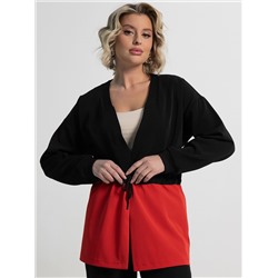 Жакет Мидней (черно-красный) Б15164-13М