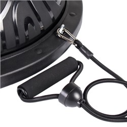 Полусфера балансировочная BOSU 58см Woohooo Curls эспандер, насос/ чёрный/ B58Cu-B/ уп5