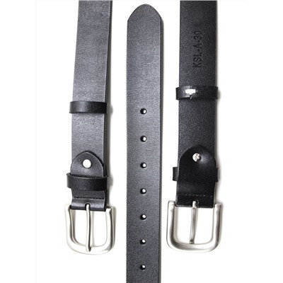 Женский ремень Ж35 Chrome KSL-A-30 кт кожа черный Ж35101-0001