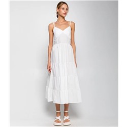 Сарафан #КТ1509, белый