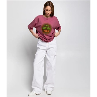 Футболка #БШ2257 (1), брусничный