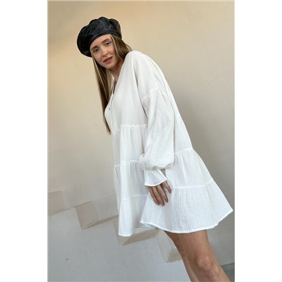 Платье муслин  FREEDOM007/07/Белый