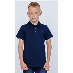 Рубашка поло Cherubino 63158-41 син М
