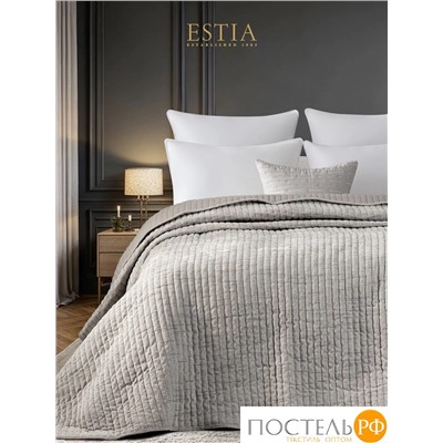 Estia ДЖИНЕВРА св.сер. Покрывало 240х260, 1 пр., 100% полиэстер