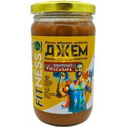 HiFood Джем FITNESS Банан-Абрикос-Шоколад 450гр