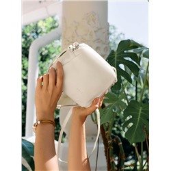 Женская кожаная сумка Richet 2848LN 762 Белый