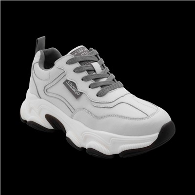 Кроссовки из натуральной кожи MS-S160 белые