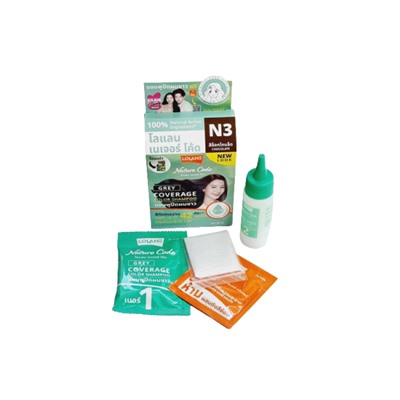 Оттеночный шампунь №3 «Шоколадный» от Lolane Nature, Code N3 Color Shampoo Chocolate 1 Set, 30 мл