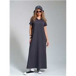 970 Платье-мантия "Серый"