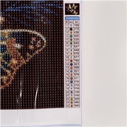 Алмазная вышивка полное заполнение "Бабочки", на холсте 40*50 см