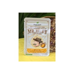 Травяные леденцы от кашля «Манго» от Mr. Herb,  Lozenges Mango Relieves Cough, 20 шт.