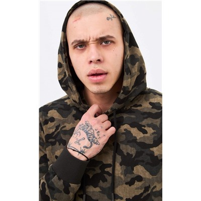 Толстовка F411-0590 khaki camo