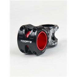 Вынос руля алюминиевый усиленный TOOPRE EXT-50. Длина: 50MM. Под руль: 31,8 ММ. 6061 T6 . TECH:  CNC. Черный /уп 50/