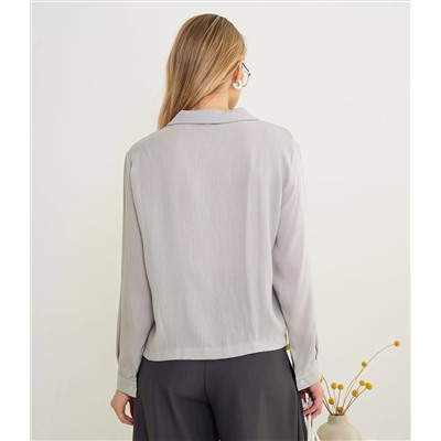 Рубашка #КТ9025 (3), светло-серый