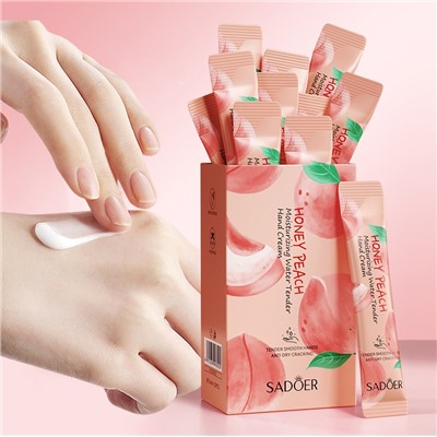 Набор кремов для рук с Персиком Sadoer, 20 стиков по 4 мл.