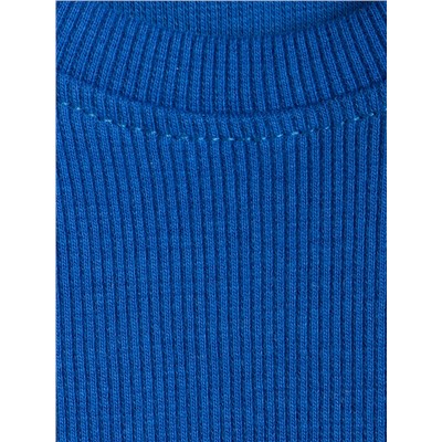 Фуфайка (футболка) с длинным рукавом+Юбка, Dazzling blue 18-3949