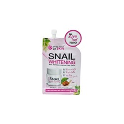 Увлажняющий улиточный крем для лица от Le' Skin, Snail Whitening Moisture Face Cream, 8 мл