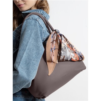 Женская кожаная сумка Richet 2395LN 612 Тауп