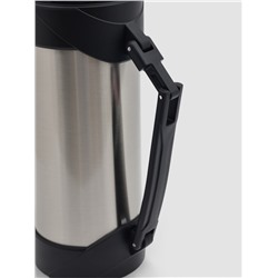 Термос Мастер К «Тропа», 31.5×12 см, с кружкой, сохраняет тепло 24 ч, нержавеющая сталь, серебристое