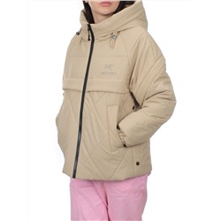 285 BEIGE Куртка зимняя облегченная женская (верблюжья шерсть)