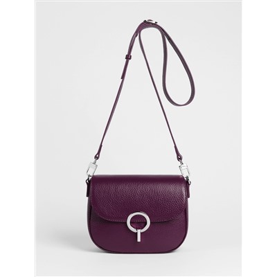 Женская кожаная сумка Richet 3292LN 603 Фиолетовый