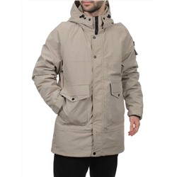 8897 BEIGE Куртка мужская зимняя облегченная (130 гр. холлофайбер)