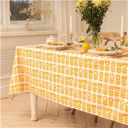 Скатерть Этель  Yellow garden 146х180 см, 100% хл, саржа 190 г/м2