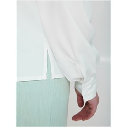 Блузка белая с длинными рукавами