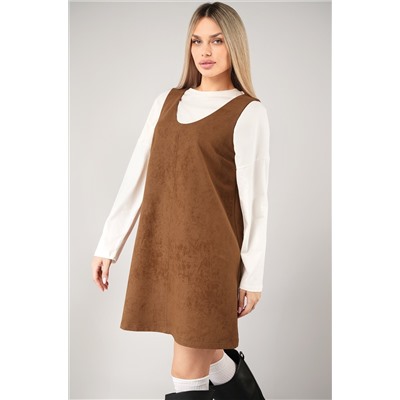 Женское офисное платье - сарафан Happyfox