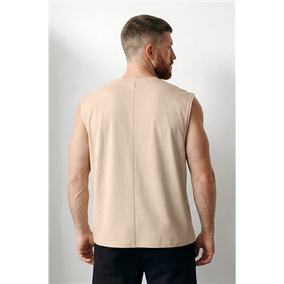 Мужская футболка оверсайз без рукавов Happyfox