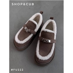 Лоферы с мехом