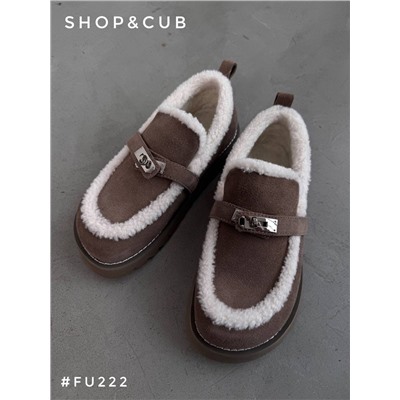 Лоферы с мехом