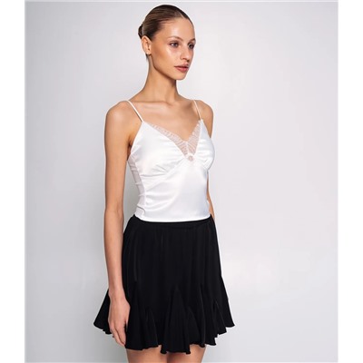 Топ #КТ68005, белый