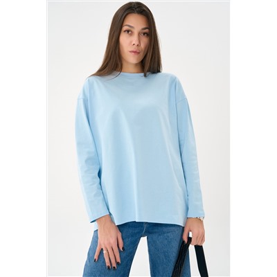 Лонгслив Эшли (голубой)