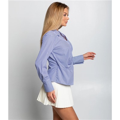 Блуза #КТ2698, синий
