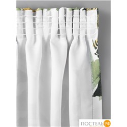CASSIA МАДАГАСКАР зел Комплект штор 220х270, 2пр, плстр, КТ