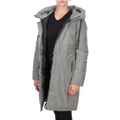 21-975 GREY Пальто зимнее женское AIKESDFRS (200 гр. холлофайбера)