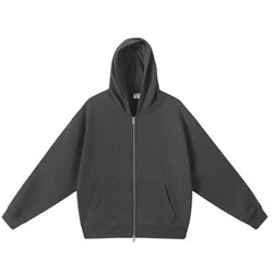 Толстовка 2х нитка капюшон U63 темно-серый