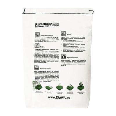 Газон Солнечный «Зеленый квадрат», 8 кг