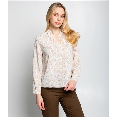 Блуза #КТ803 (8), бежевый