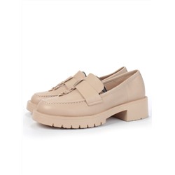 01-P9208-1 DK. BEIGE Ботинки демисезонные женские (натуральная кожа)