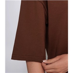 Платье #ОКТ095008, коричневый