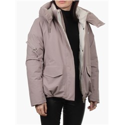 H24-816 DK. BEIGE Куртка зимняя женская (150 гр. холлофайбер)