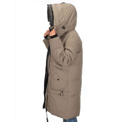 9716 DK. BEIGE Куртка зимняя женская (200 гр. холлофайбера)
